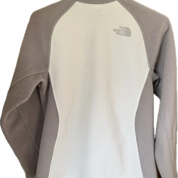 The North Face Gray and White Ski Jacket with Color Blocking - Picture 2 of 6